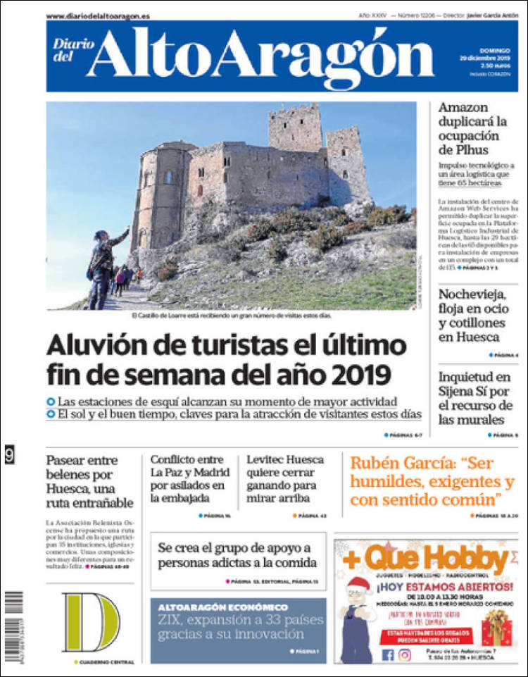 Portada de Diario del AltoAragón (Espa&ntilde;a)