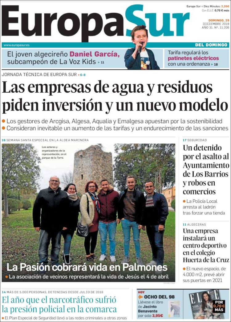 Portada de Europa Sur (Espa&ntilde;a)