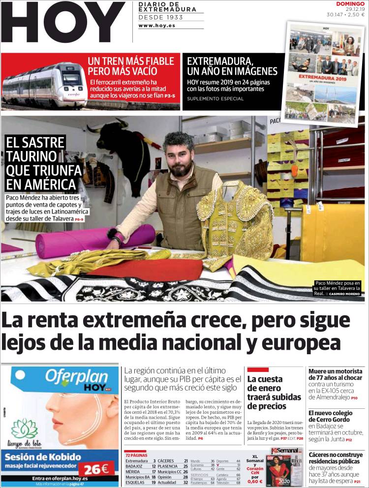 Portada de Hoy - Badajoz (Espa&ntilde;a)