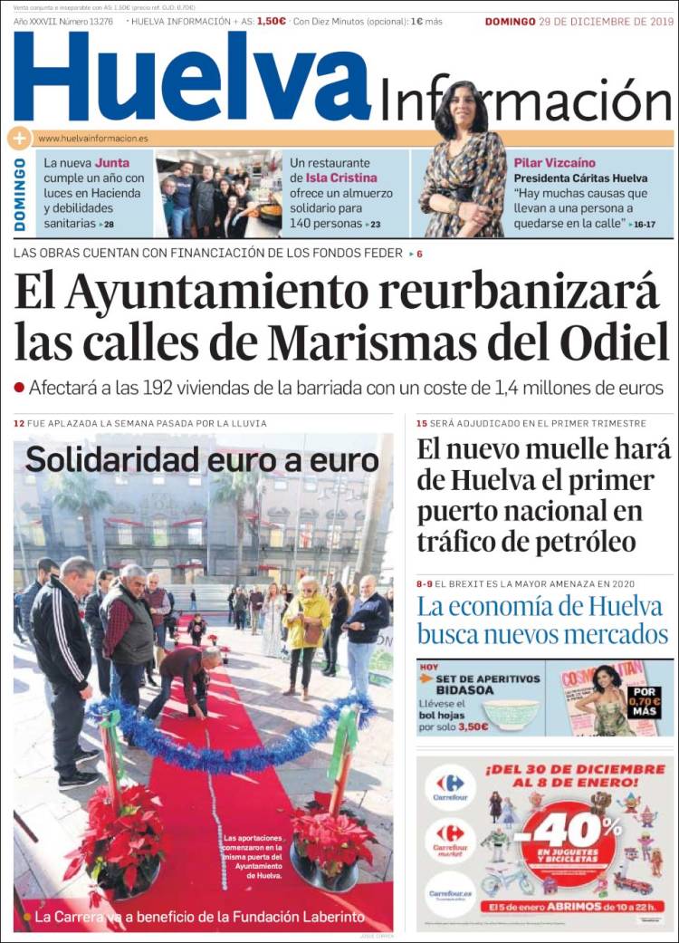 Portada de Huelva Información (Espa&ntilde;a)