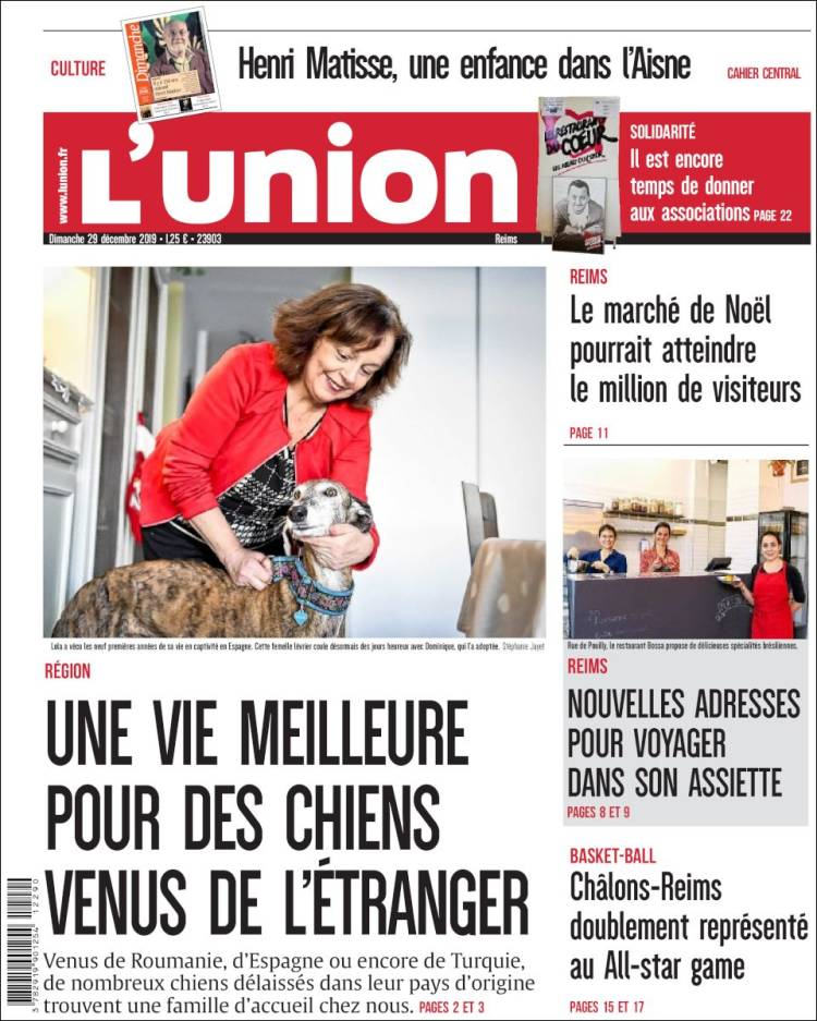 Portada de L'Union (Francia)
