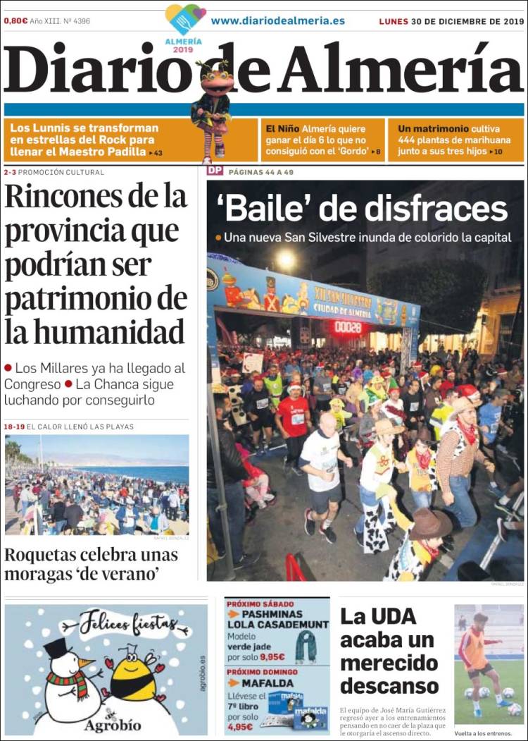 Portada de Diario de Almería (Espa&ntilde;a)