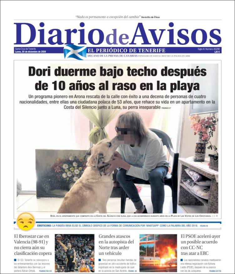 Portada de Diarios de Avisos (Espa&ntilde;a)