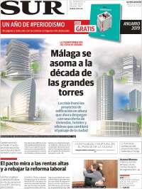 Portada de Diario el Sur (España)