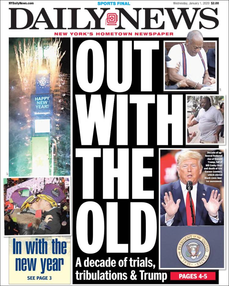 Portada de Daily News - New York (USA)