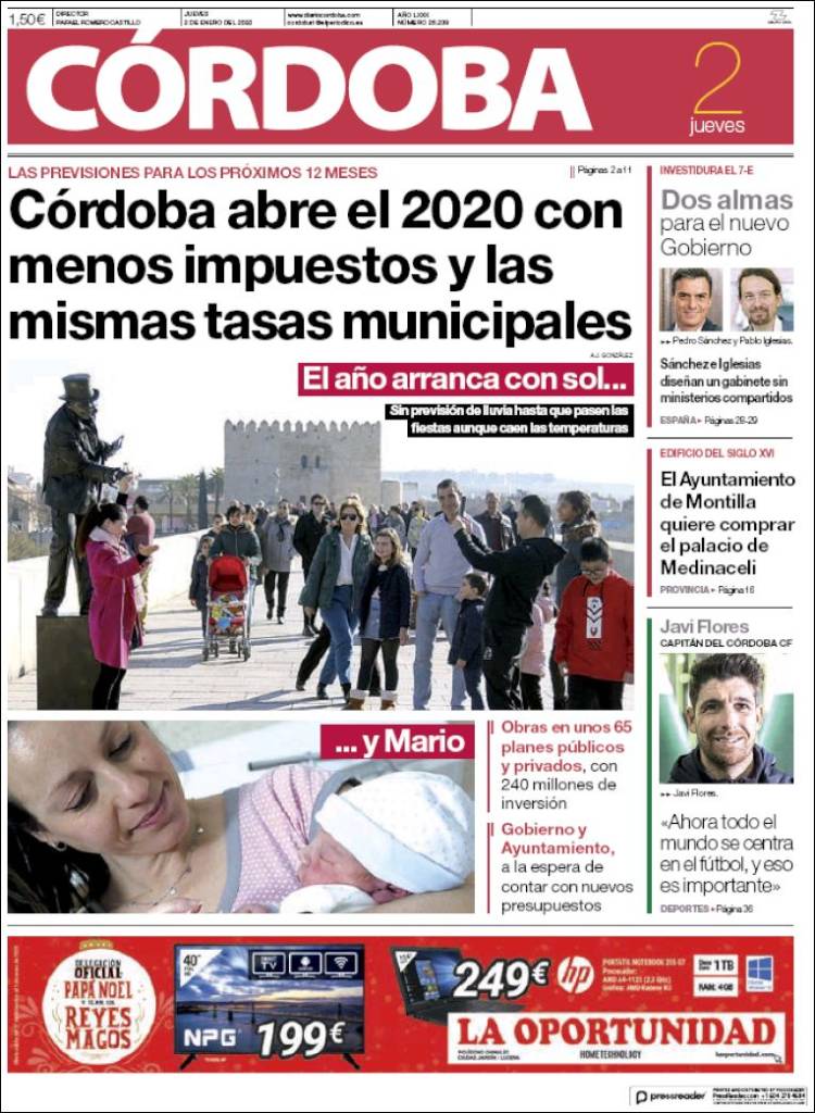 Portada de Diario de Córdoba (Espa&ntilde;a)
