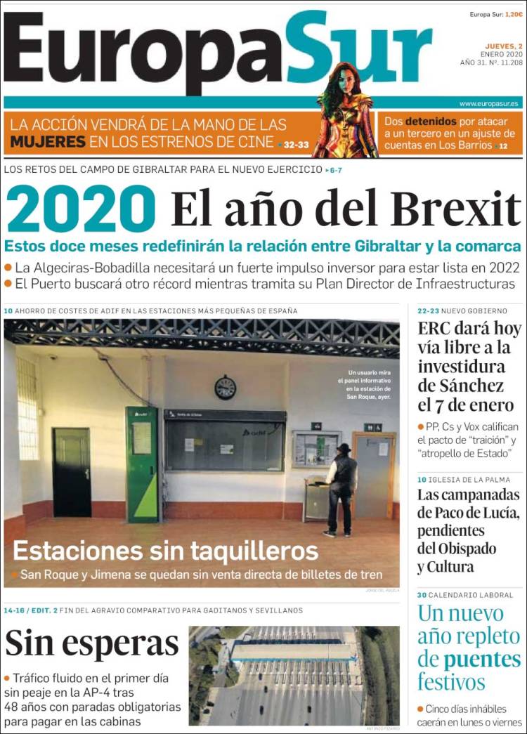 Portada de Europa Sur (Espa&ntilde;a)