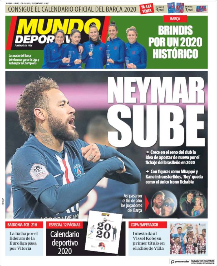 Portada de El Mundo Deportivo (Espa&ntilde;a)