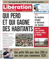 Portada de Libération Champagne (Francia)