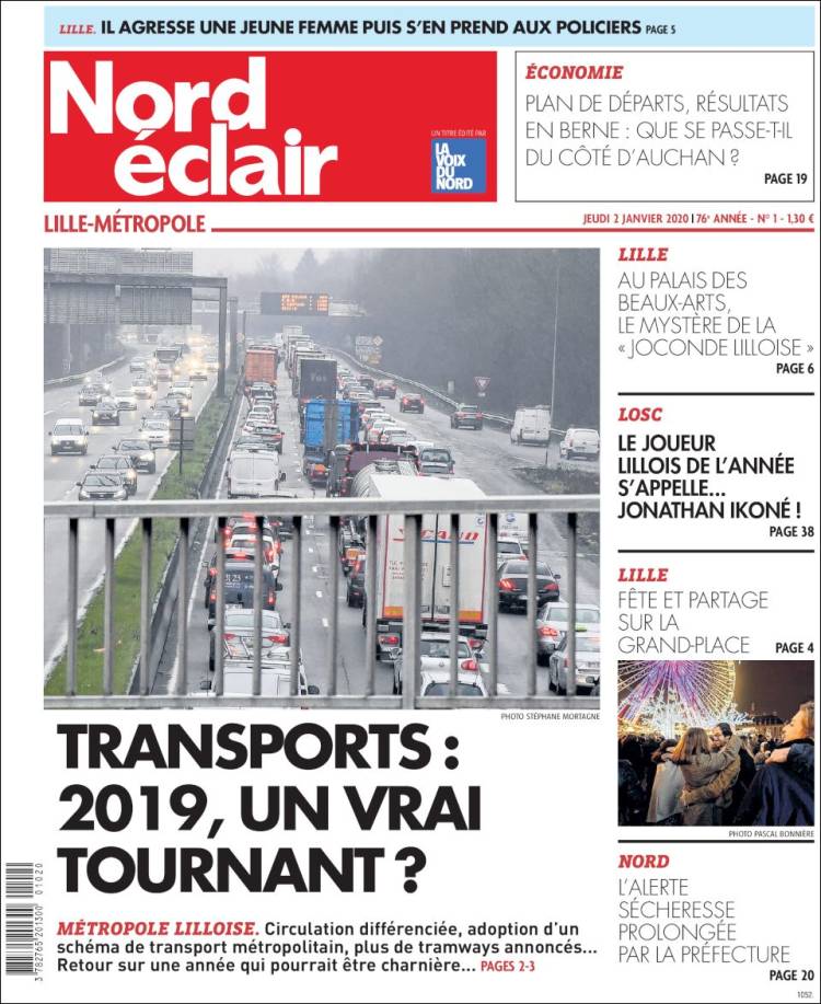 Portada de Nord Éclair (Francia)