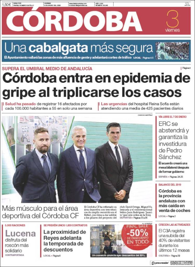 Portada de Diario de Córdoba (Espa&ntilde;a)