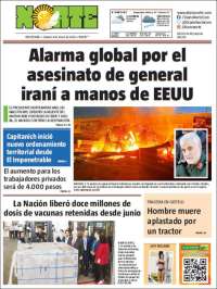 Portada de Diario Norte (Argentina)