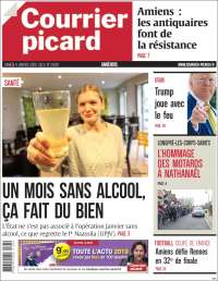 Portada de Courrier Picard (Francia)