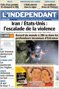 Portada de Le Indépendant (Francia)