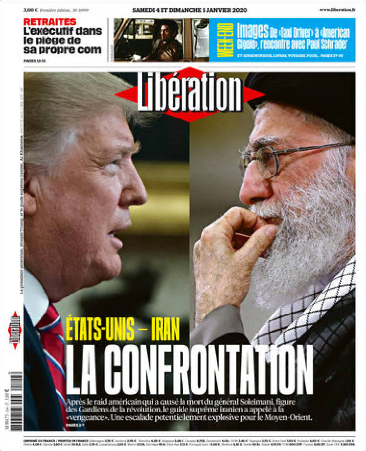 Portada de Libération (Francia)