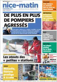 Portada de Nice-Matin (Francia)