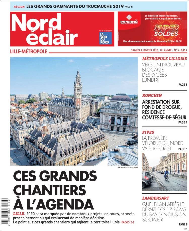 Portada de Nord Éclair (Francia)