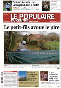 Portada de Le Populaire du Centre (Francia)