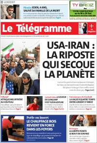 Portada de Télégramme (Francia)