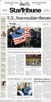 Portada de Star Tribune (USA)