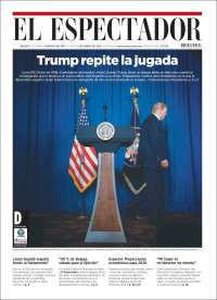 Portada de El Espectador (Colombia)
