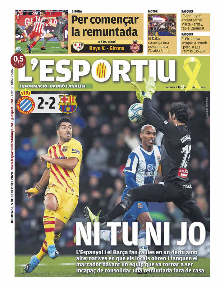 Portada de L'Esportiu : Girona (España)