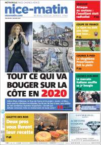 Portada de Nice-Matin (Francia)