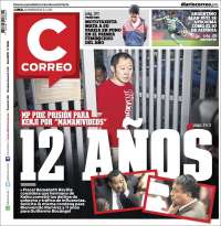 Portada de Diario Correo (Per&uacute;)