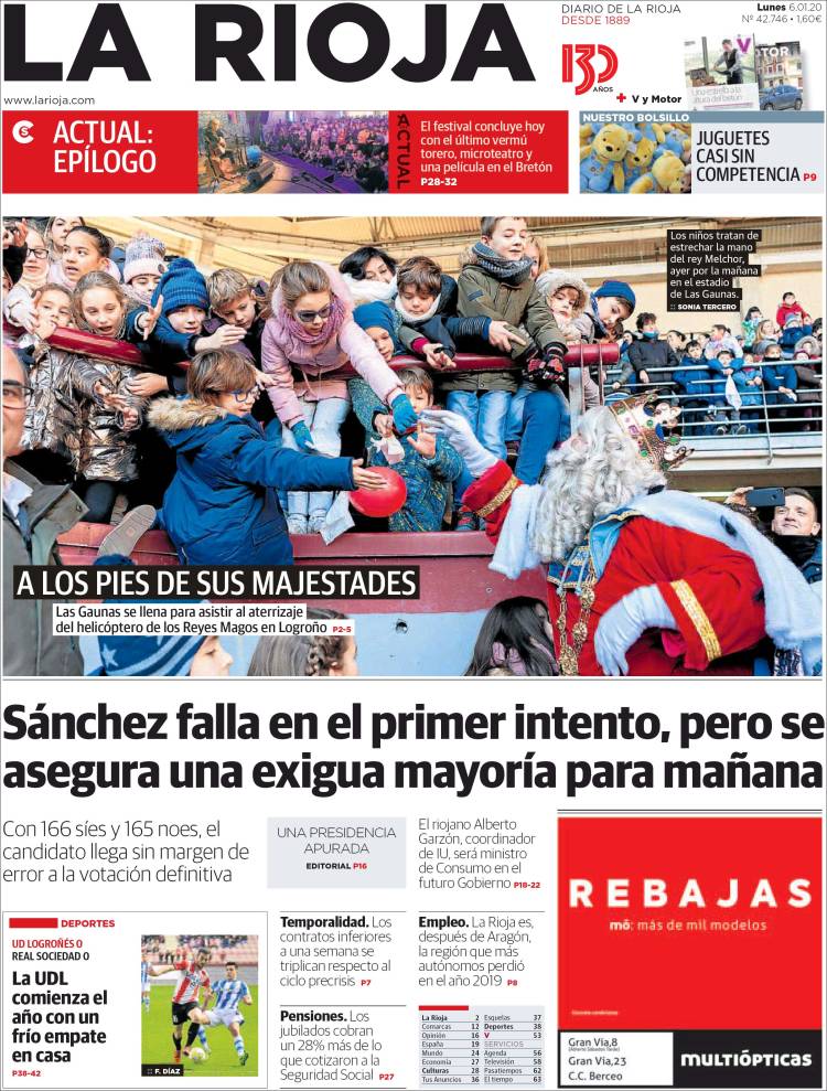 Portada de La Rioja (España)