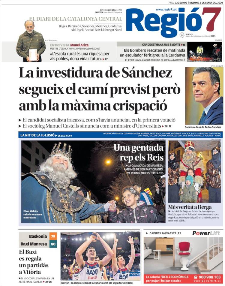 Portada de Regio7 (España)