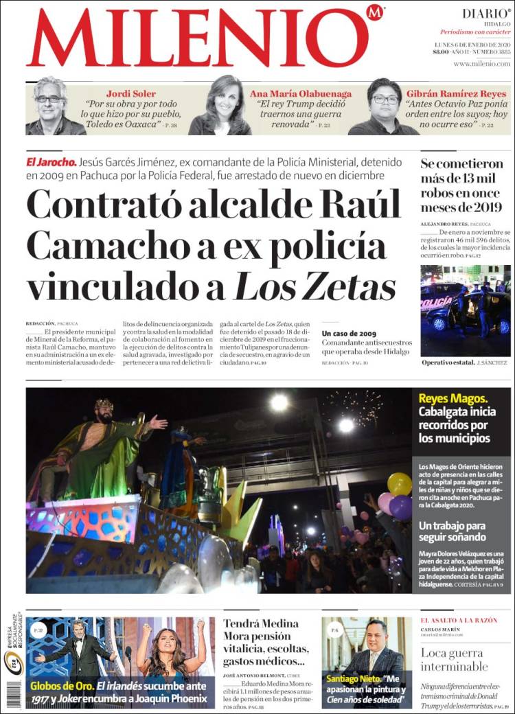 Portada de Milenio de Hidalgo (México)