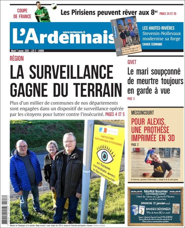 Portada de L'Ardenais (France)