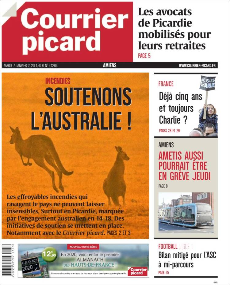 Portada de Courrier Picard (France)