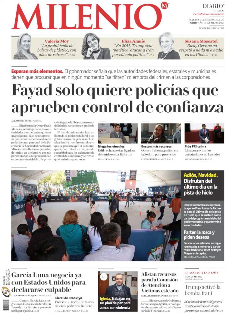 Portada de Milenio de Hidalgo (M&eacute;xico)