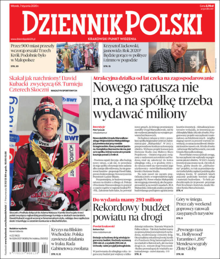 Portada de Dziennik (Polonia)