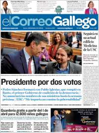 Portada de El Correo Gallego (Espa&ntilde;a)