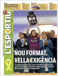 Portada de L'Esportiu (Espa&ntilde;a)
