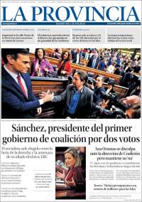 Portada de La Provincia (Espa&ntilde;a)