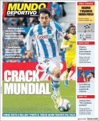 Portada de Mundo Deportivo Gipuzkoa (Espa&ntilde;a)