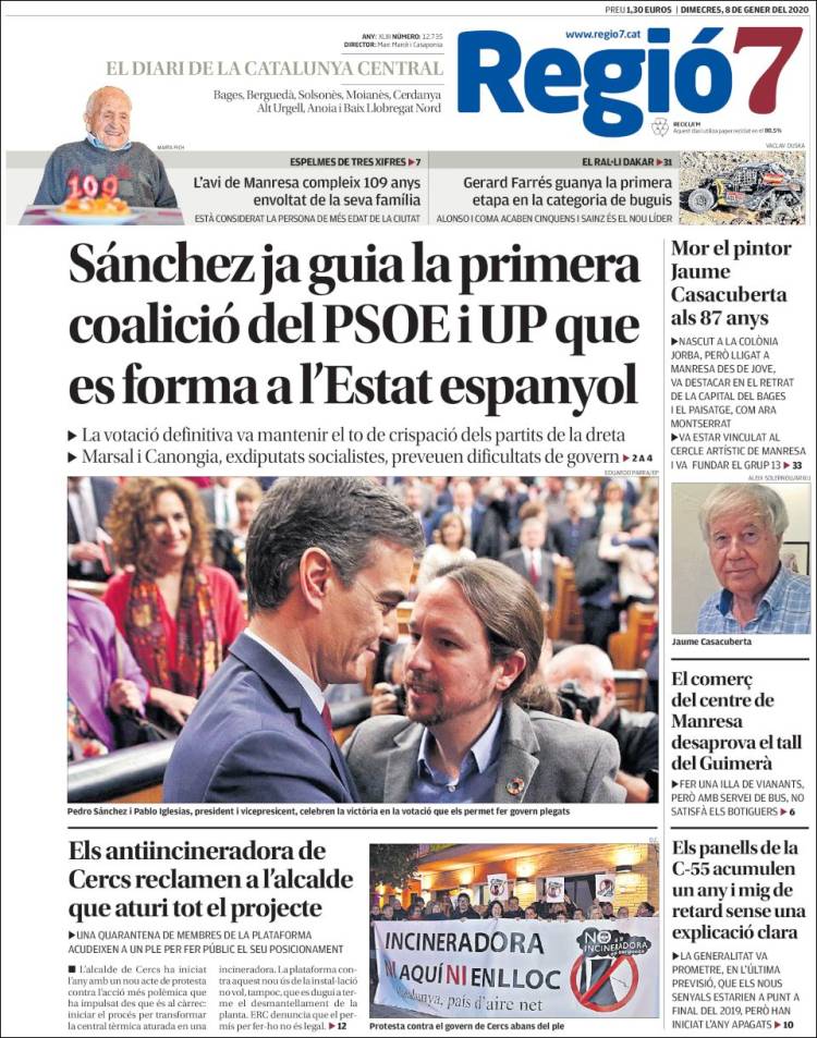 Portada de Regio7 (Espa&ntilde;a)