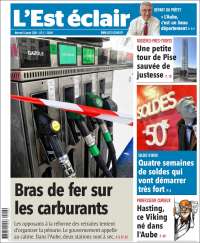 Portada de L'Est Eclair (Francia)
