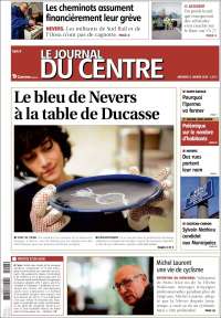 Portada de Le Journal du Centre (Francia)