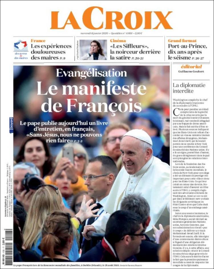 Portada de La Croix (Francia)