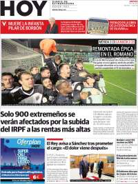 Portada de Hoy - Badajoz (España)