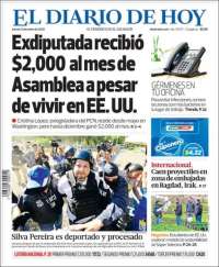 Portada de El Diario de Hoy (El Salvador)