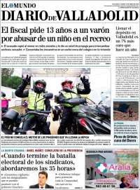 Portada de Diario de Valladolid (España)