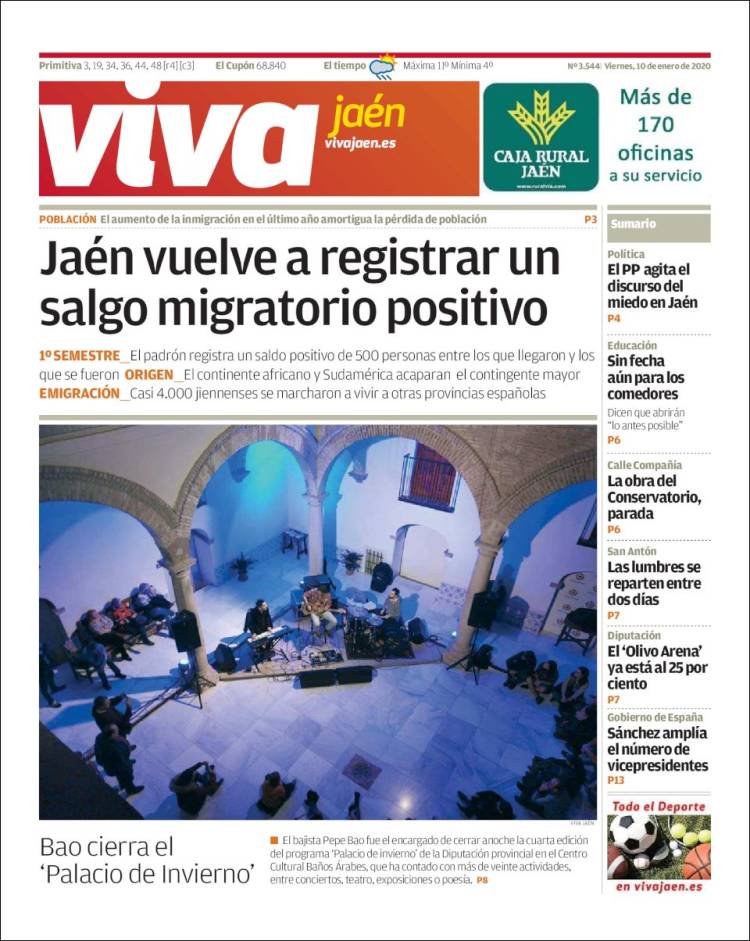 Portada de Viva Jaén (España)