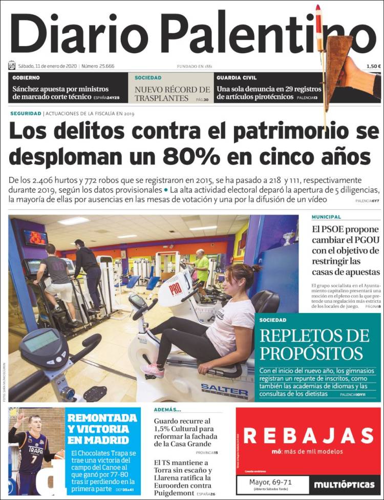 Portada de Diario Palentino (España)