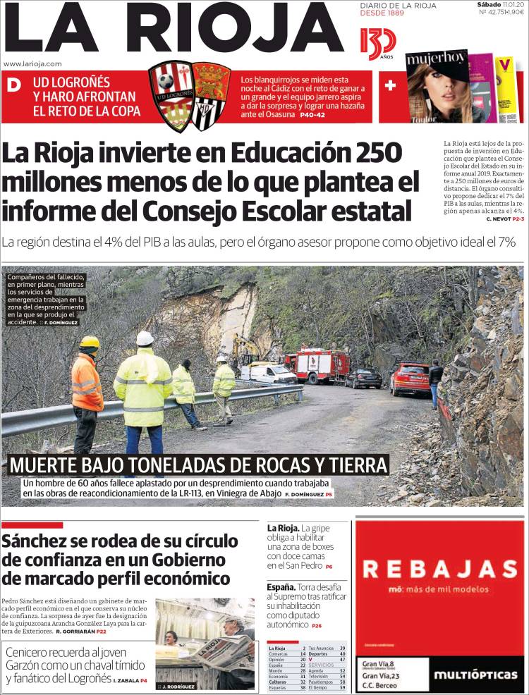 Portada de La Rioja (España)