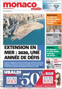 Portada de Nice-Matin (Francia)